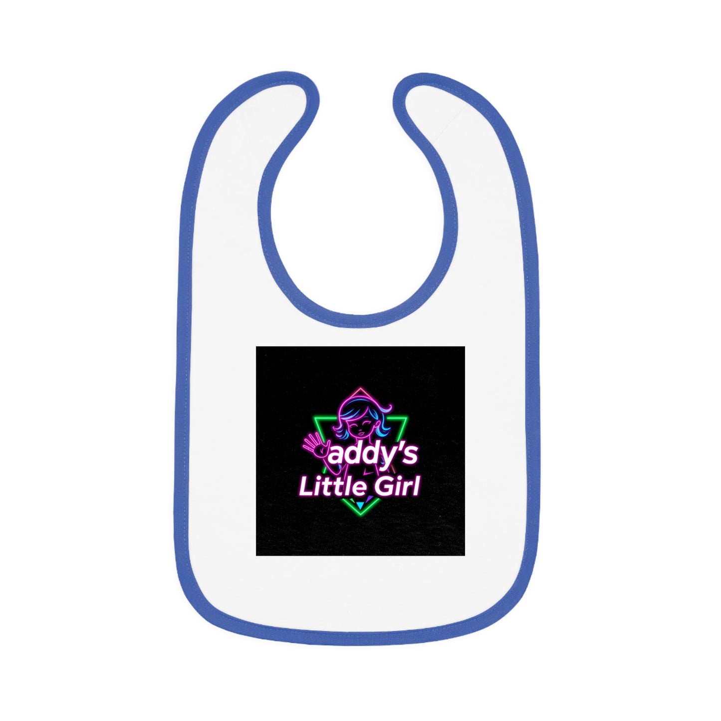 Baby Contrast Trim Jersey Bib