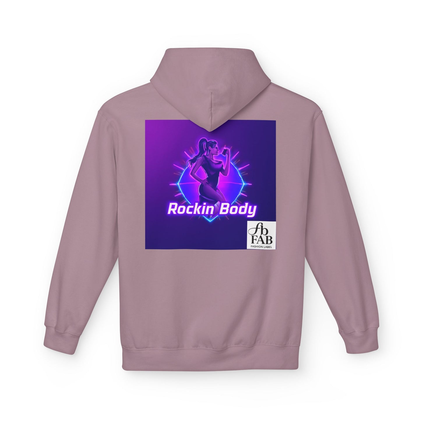 Rock Your Body Fleece Hoodie | Unisex Midweight Hoodie, Cozy Sweatshirt, Unique Gift for Fitness Lovers, Casual Wear, Music Inspired Apparel