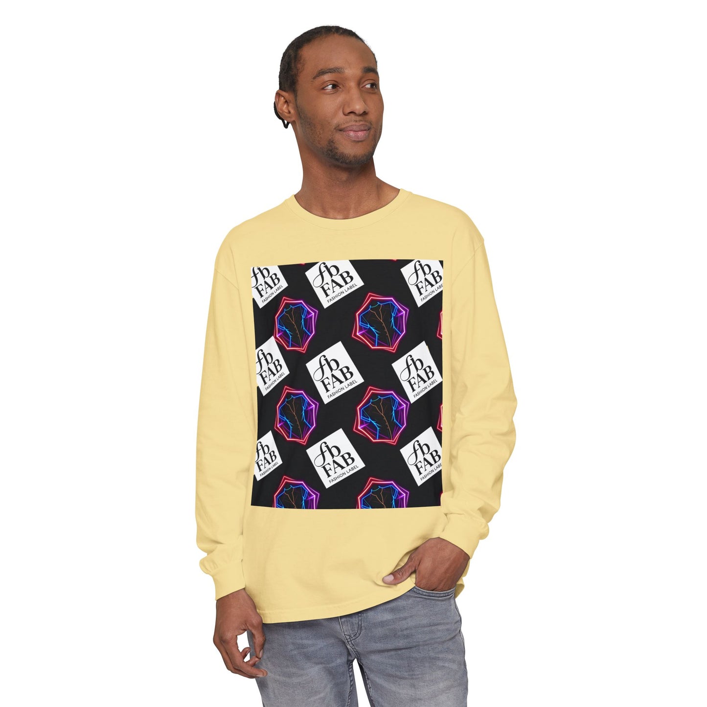 Unisex Garment-dyed Long Sleeve T-Shirt