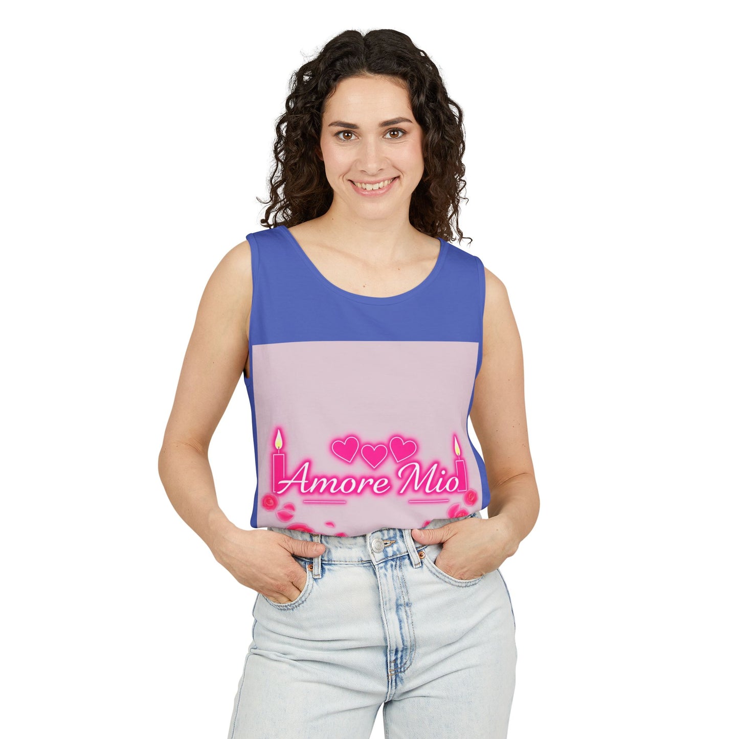 Unisex Graphic Tank Top, Cute Casual Summer Wear, Perfect for Gifts, Self-Love Celebration, Festive & Fun, Daily Comfort