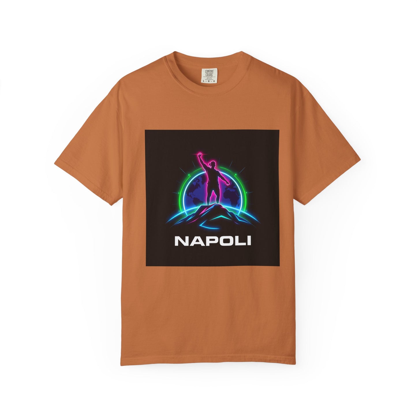 Neon Napoli T-Shirt for Adventurers, Retro Graphic Tee, Perfect for Travelers, Gifts for Him/Her, Cool Streetwear, Casual Outfit