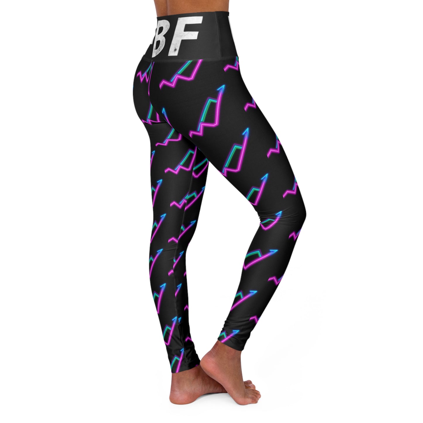 Trendy High Waisted Yoga Leggings - FBF Pattern