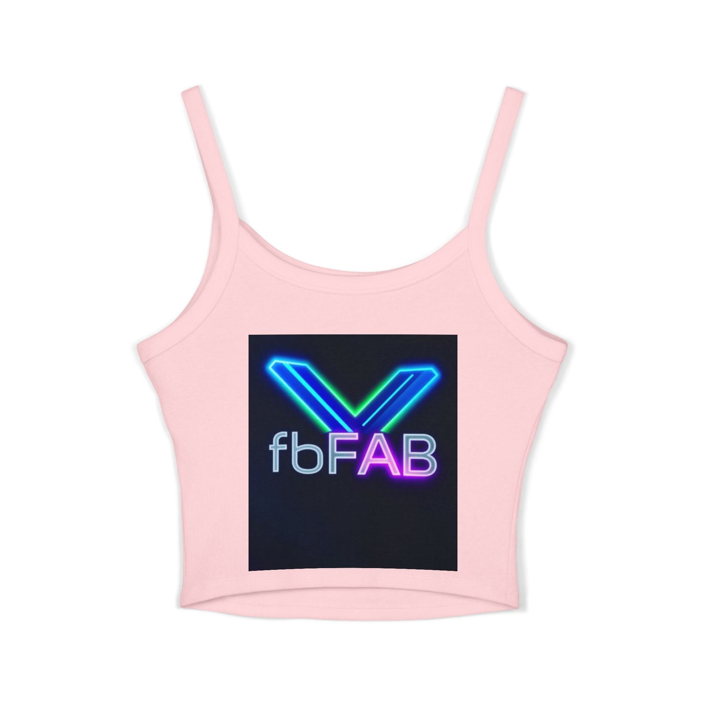 Neon Vibe Women's Spaghetti Strap Tank Top, Casual Summer Top, Festival Apparel, Trendy Graphic Tee, Cool Streetwear, Gift for Her
