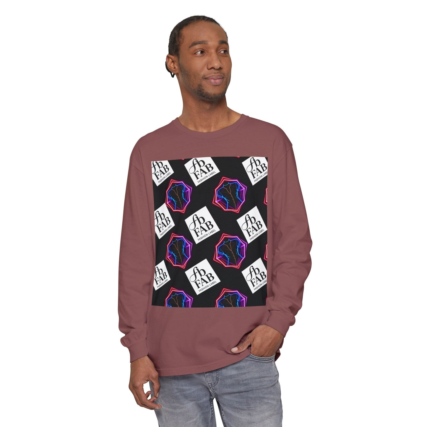 Unisex Garment-dyed Long Sleeve T-Shirt