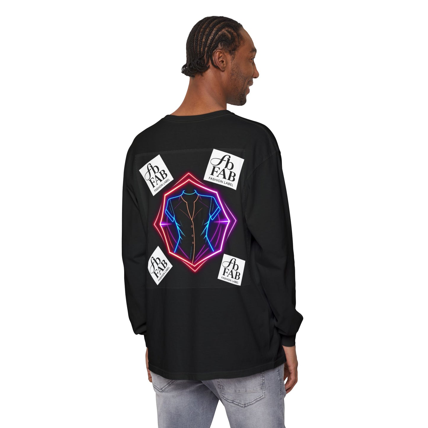 Unisex Garment-dyed Long Sleeve T-Shirt
