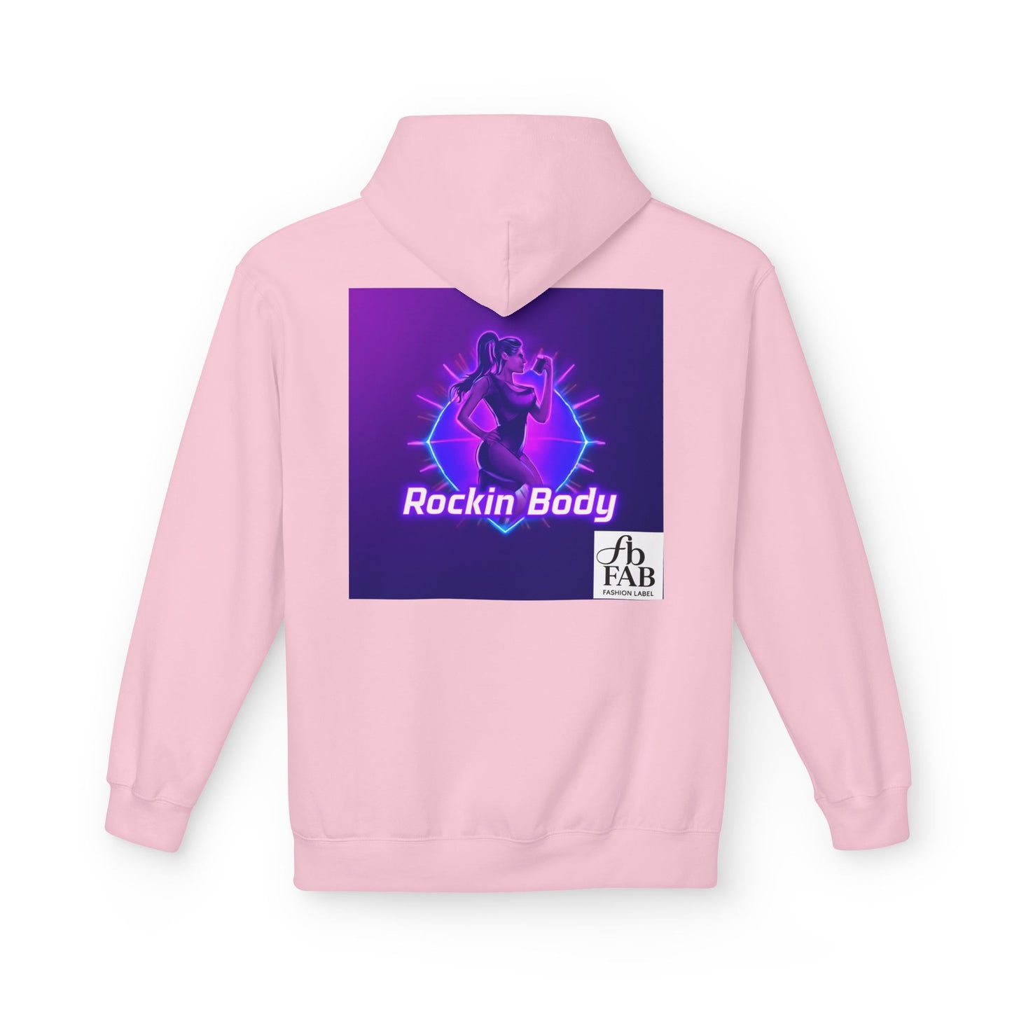 Rock Your Body Fleece Hoodie | Unisex Midweight Hoodie, Cozy Sweatshirt, Unique Gift for Fitness Lovers, Casual Wear, Music Inspired Apparel