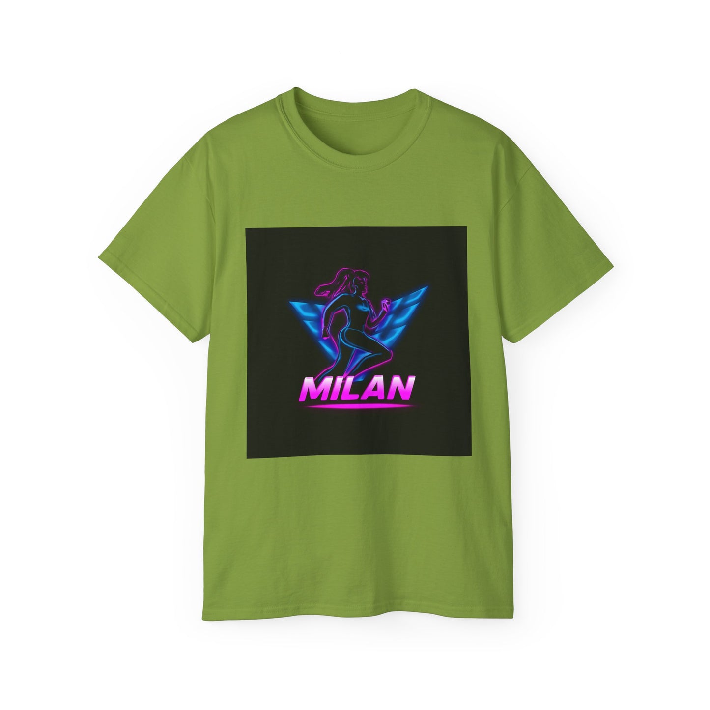 Milan Graphic Tee, Unisex Ultra Cotton T-Shirt, Retro Sportswear, Casual Streetwear, Birthday Gift, Unique Fashion Statement