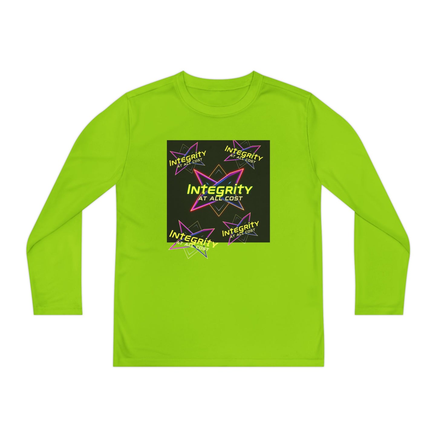 Integrity Youth Long Sleeve Tee, Cool Graphic Shirt, Motivational Apparel, Perfect for Sports, Birthday Gift