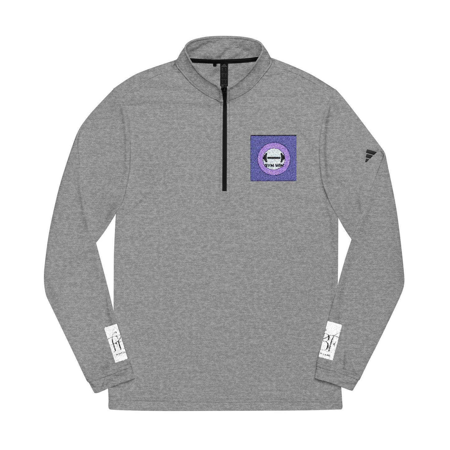 adidas® Embroidered Quarter-Zip Pullover - Stylish, Comfortable Activewear for Every Occasion