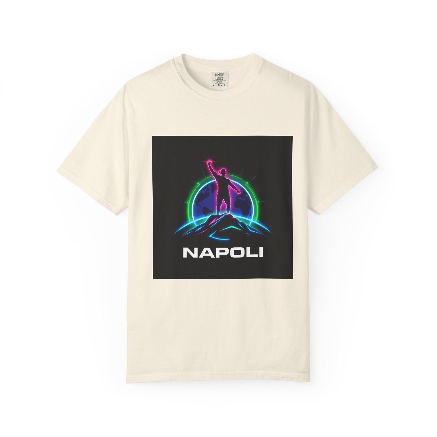 Neon Napoli T-Shirt for Adventurers, Retro Graphic Tee, Perfect for Travelers, Gifts for Him/Her, Cool Streetwear, Casual Outfit