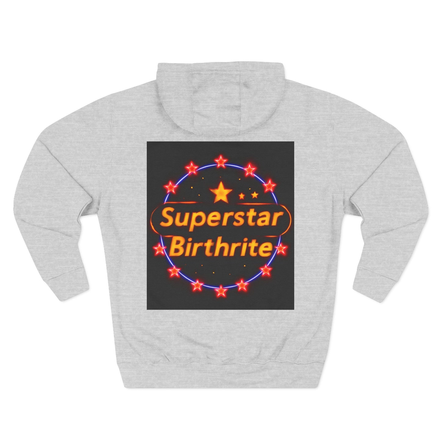 Fleece Hoodie with 11:11 & Superstar Birthrite Design, Cozy Sweatshirt for Spirituality, Affirmations, Astrology Gifts, Unisex Hoodie