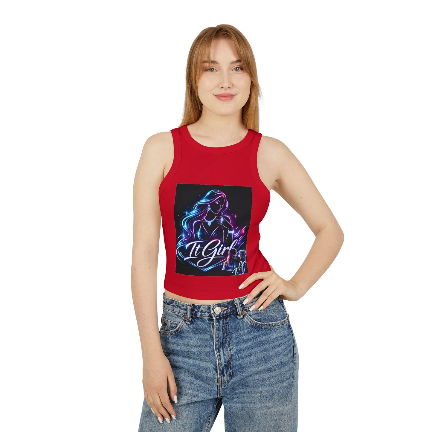 Women's Micro Rib Racer Tank Top