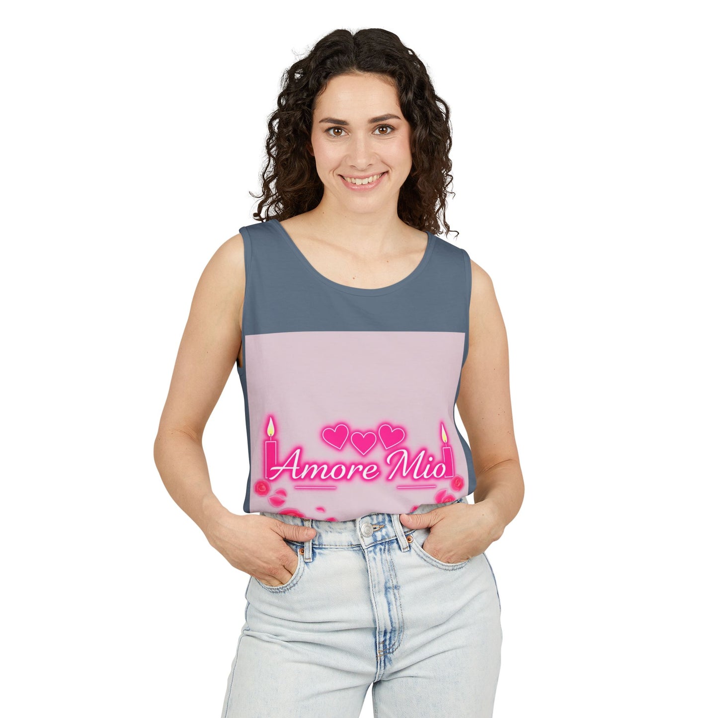 Unisex Graphic Tank Top, Cute Casual Summer Wear, Perfect for Gifts, Self-Love Celebration, Festive & Fun, Daily Comfort