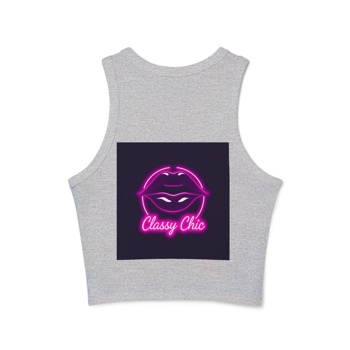 Neon Graphic Racer Tank Top, Faith by Fall, Classy Chic, Trendy Summer Top, Women’s Casual Wear, Stylish Athletic Top, Gift for Her