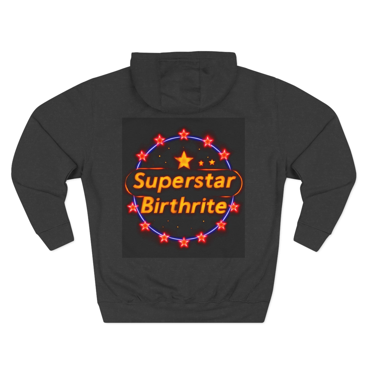 Fleece Hoodie with 11:11 & Superstar Birthrite Design, Cozy Sweatshirt for Spirituality, Affirmations, Astrology Gifts, Unisex Hoodie