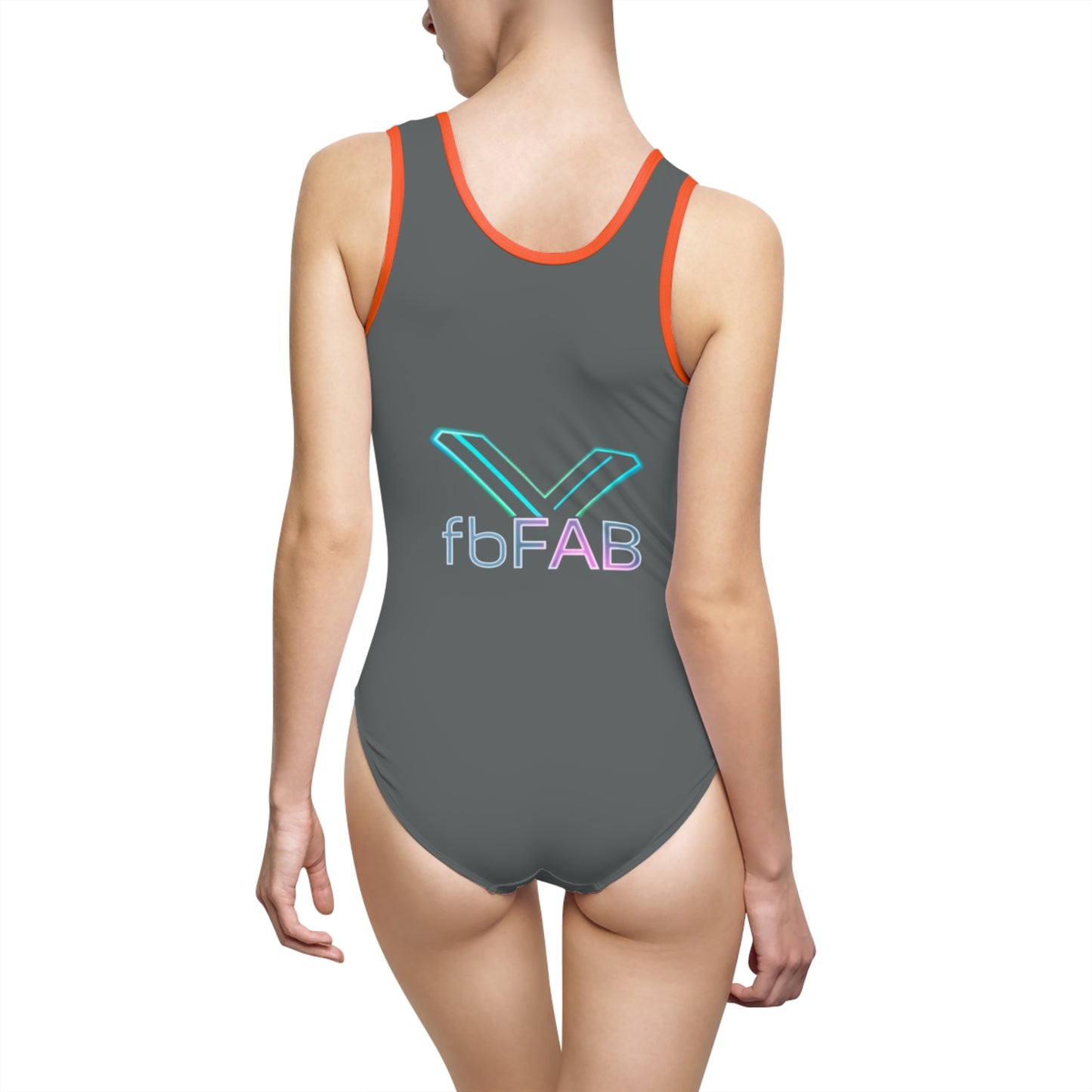 Perfectly Perfect Women's Classic One-Piece Swimsuit, Summer Swimwear, Beachwear, Pool Party Attire, Vacation Swim Suit, Trendy Bathing Suit