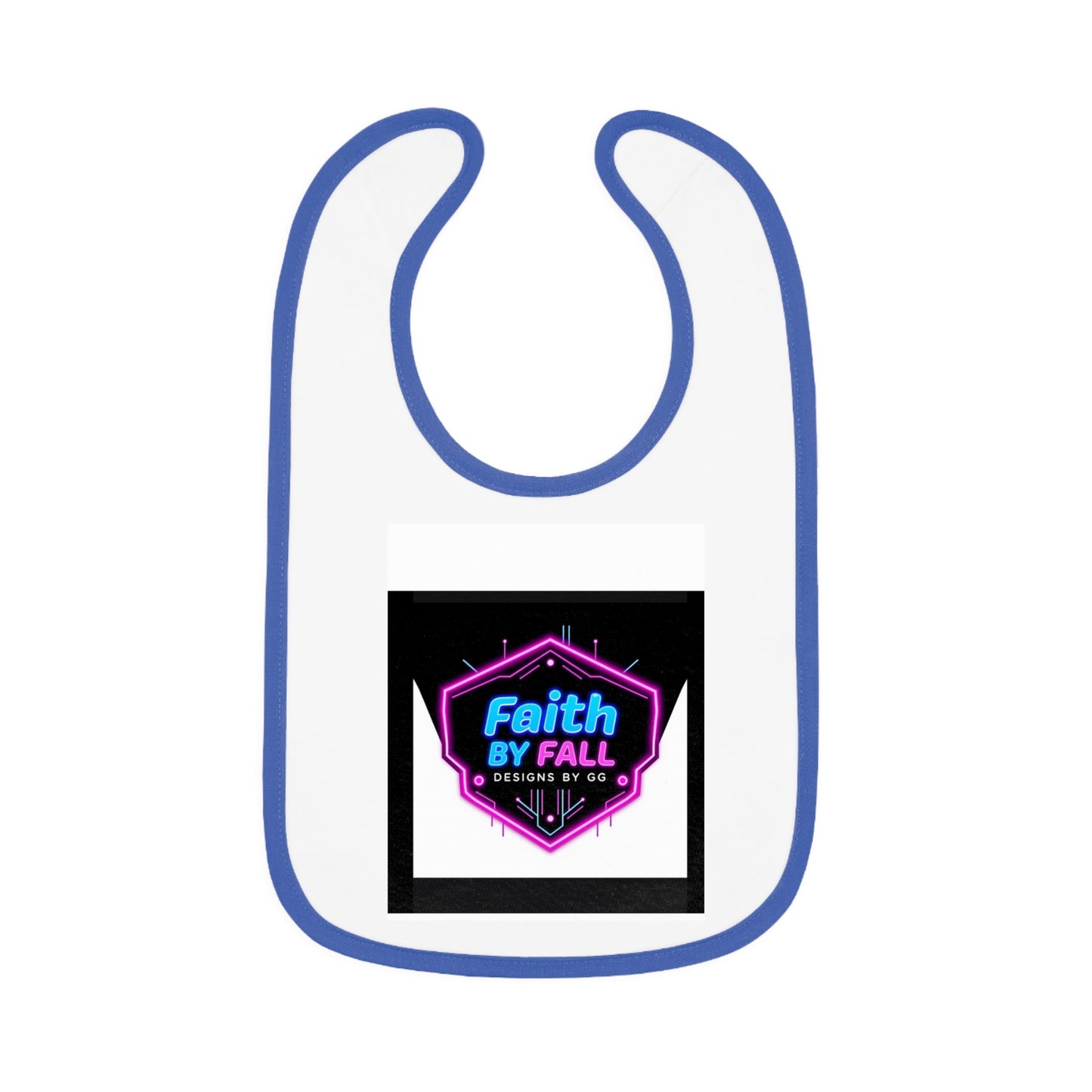 Baby Contrast Trim Jersey Bib