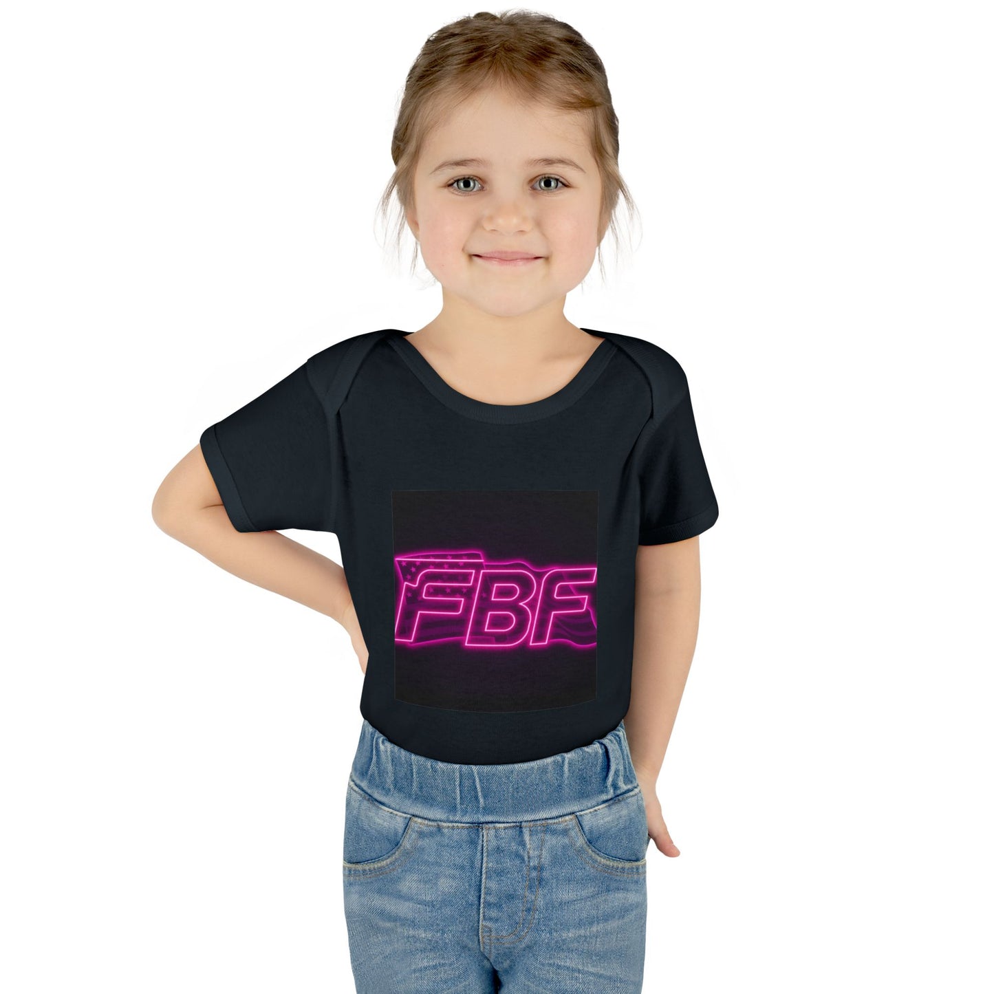 Neon Baby Bodysuit for Trendy Infants, Cool Graphic Onesie, Unique Baby Gift, Personalized Baby Outfit, Modern Infant Apparel