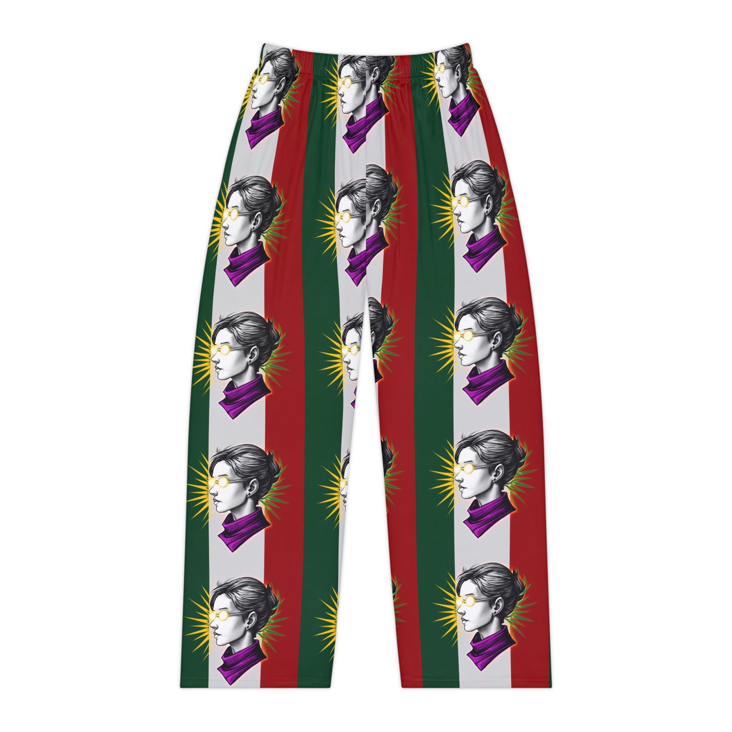 Stylish Women's Pajama Pants (AOP) | Cozy Lounge Wear, Holiday Sleepwear, Fun Gift Idea, Relaxation Attire, Lighthearted Fashion