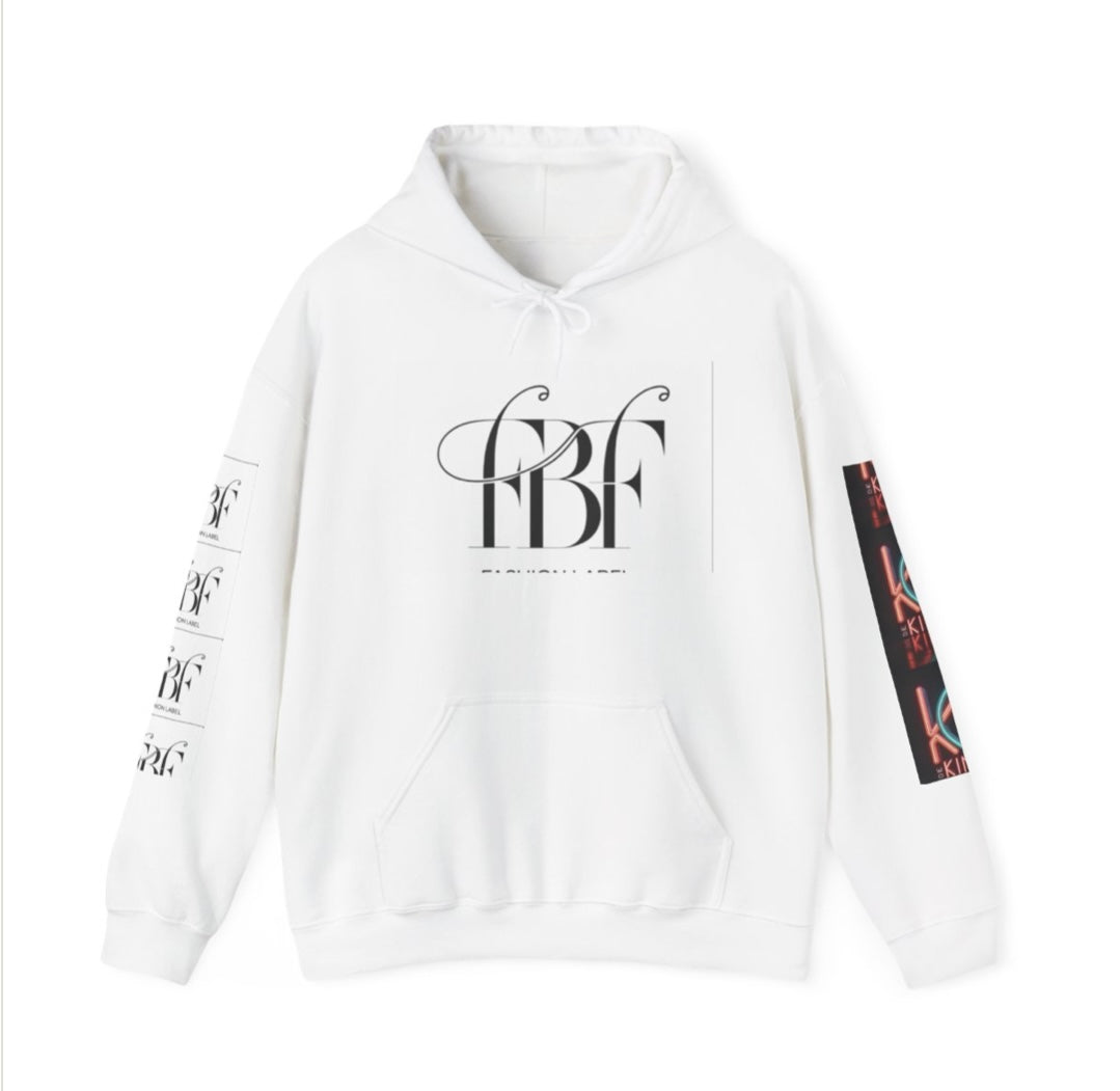 Unisex Heavy Blend™ Hooded Sweatshirt - 'Neon King' Graphic Design, Trendy Streetwear fo