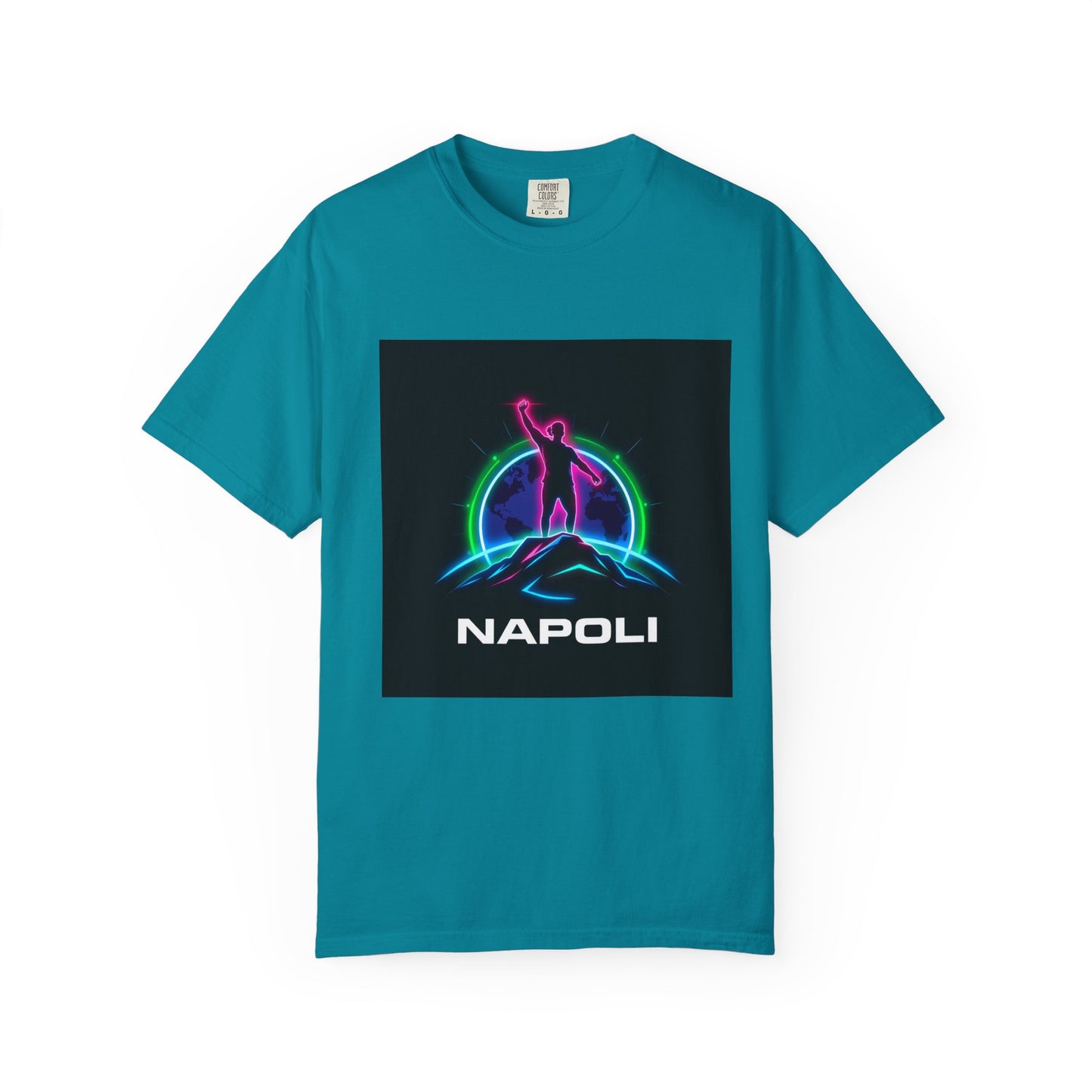 Neon Napoli T-Shirt for Adventurers, Retro Graphic Tee, Perfect for Travelers, Gifts for Him/Her, Cool Streetwear, Casual Outfit
