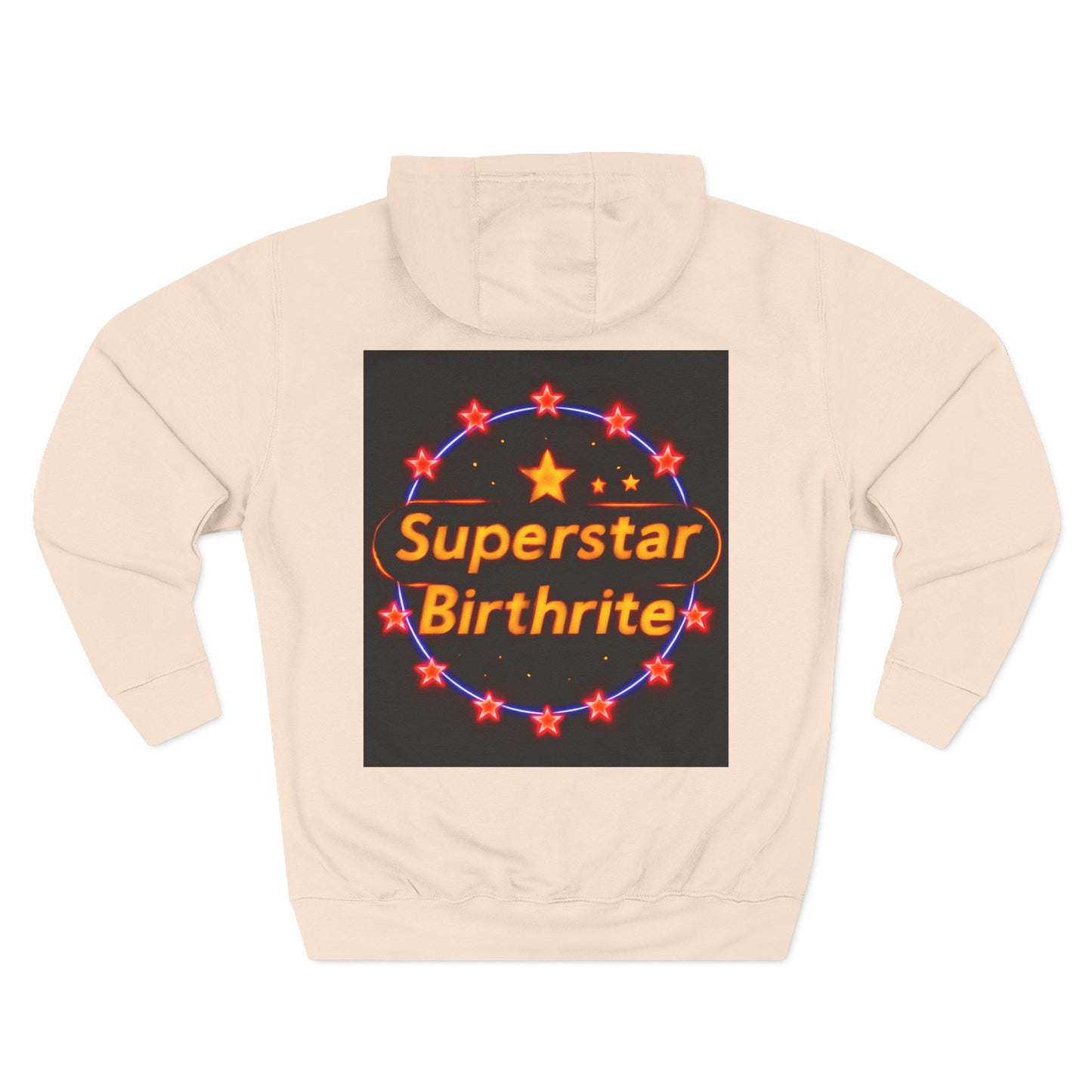 Fleece Hoodie with 11:11 & Superstar Birthrite Design, Cozy Sweatshirt for Spirituality, Affirmations, Astrology Gifts, Unisex Hoodie