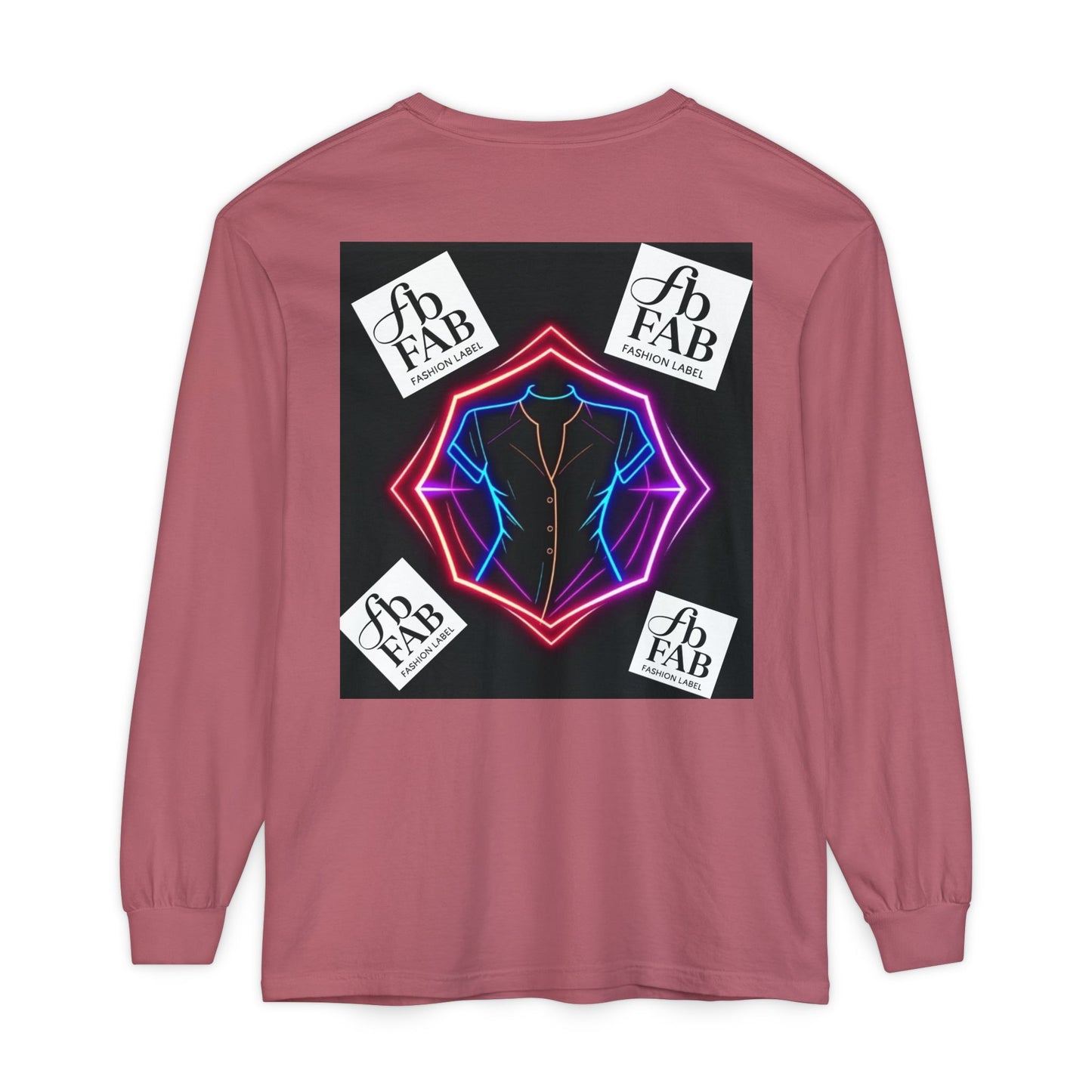 Unisex Garment-dyed Long Sleeve T-Shirt