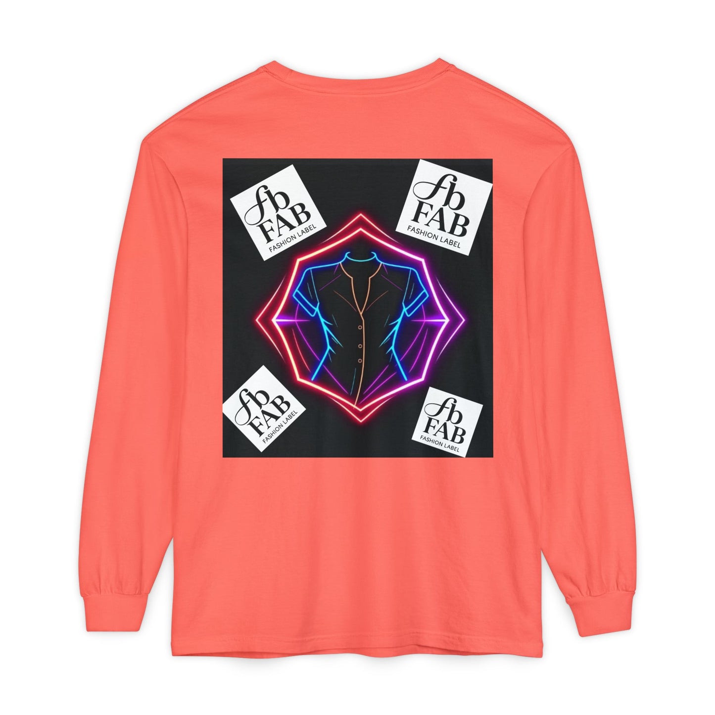Unisex Garment-dyed Long Sleeve T-Shirt