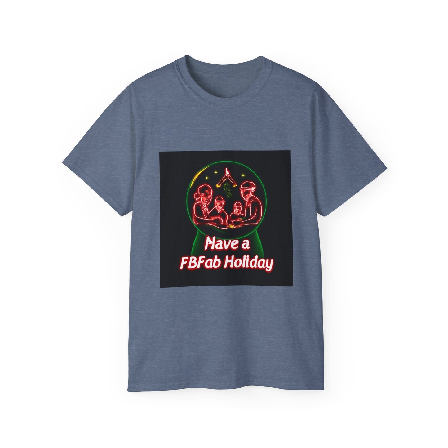Festive Alien Tee, Unisex Holiday T-Shirt, Graphic Tee for Parties, Fun Gift for Friends, Quirky Style for Casual Wear