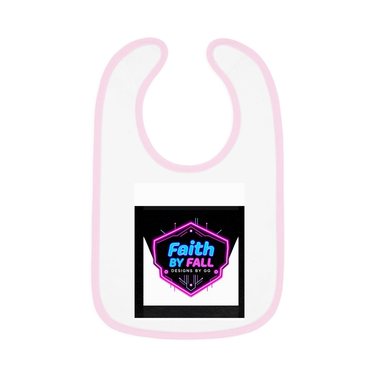 Baby Contrast Trim Jersey Bib
