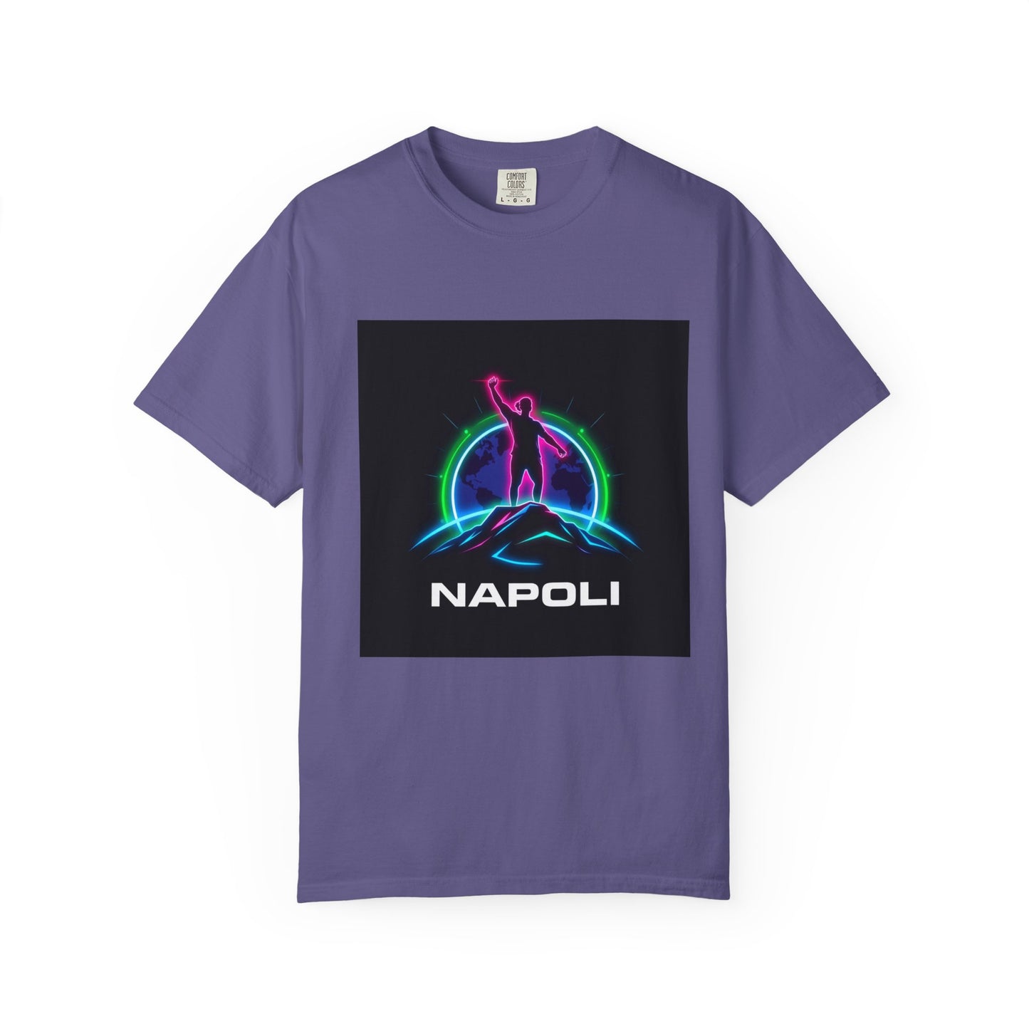 Neon Napoli T-Shirt for Adventurers, Retro Graphic Tee, Perfect for Travelers, Gifts for Him/Her, Cool Streetwear, Casual Outfit