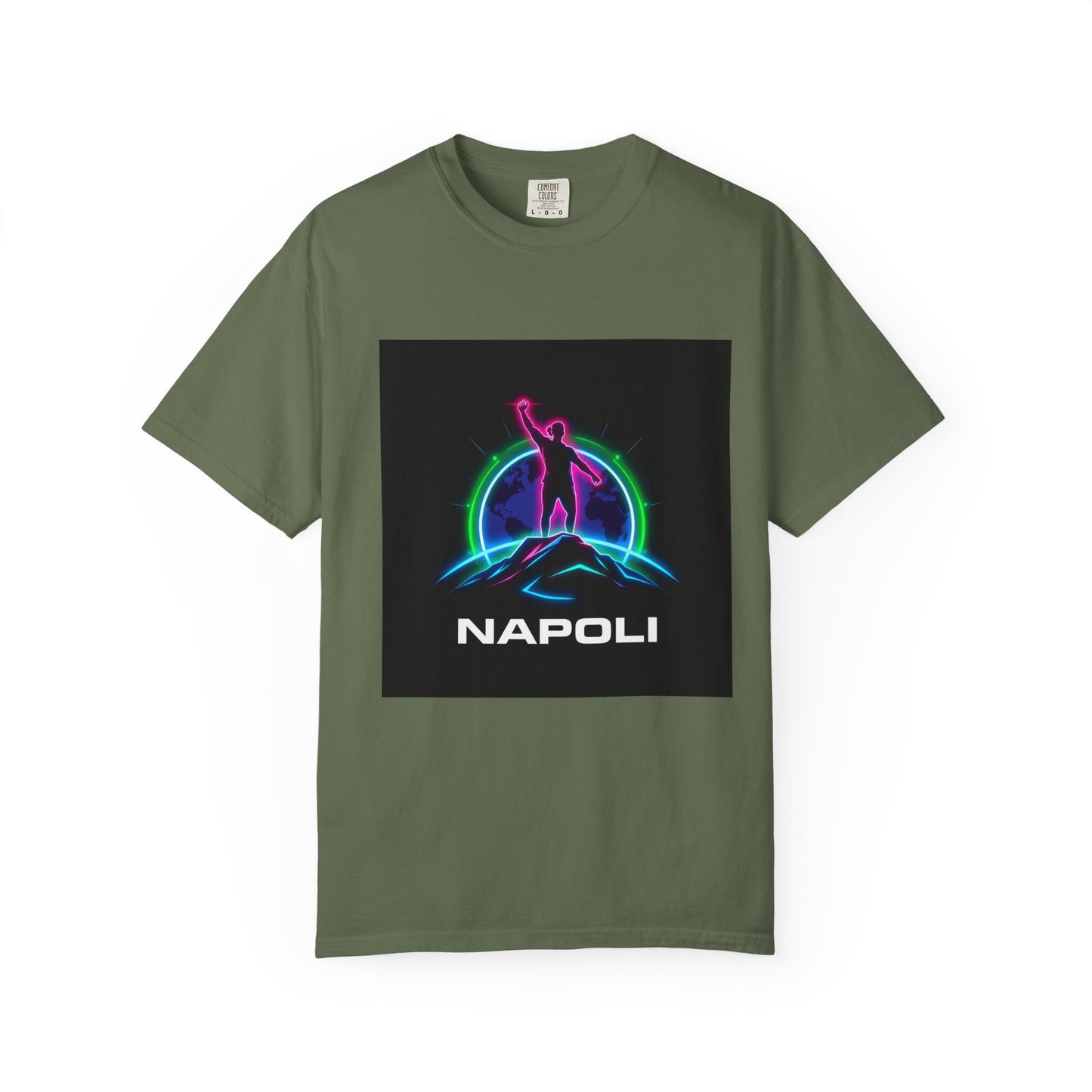 Neon Napoli T-Shirt for Adventurers, Retro Graphic Tee, Perfect for Travelers, Gifts for Him/Her, Cool Streetwear, Casual Outfit