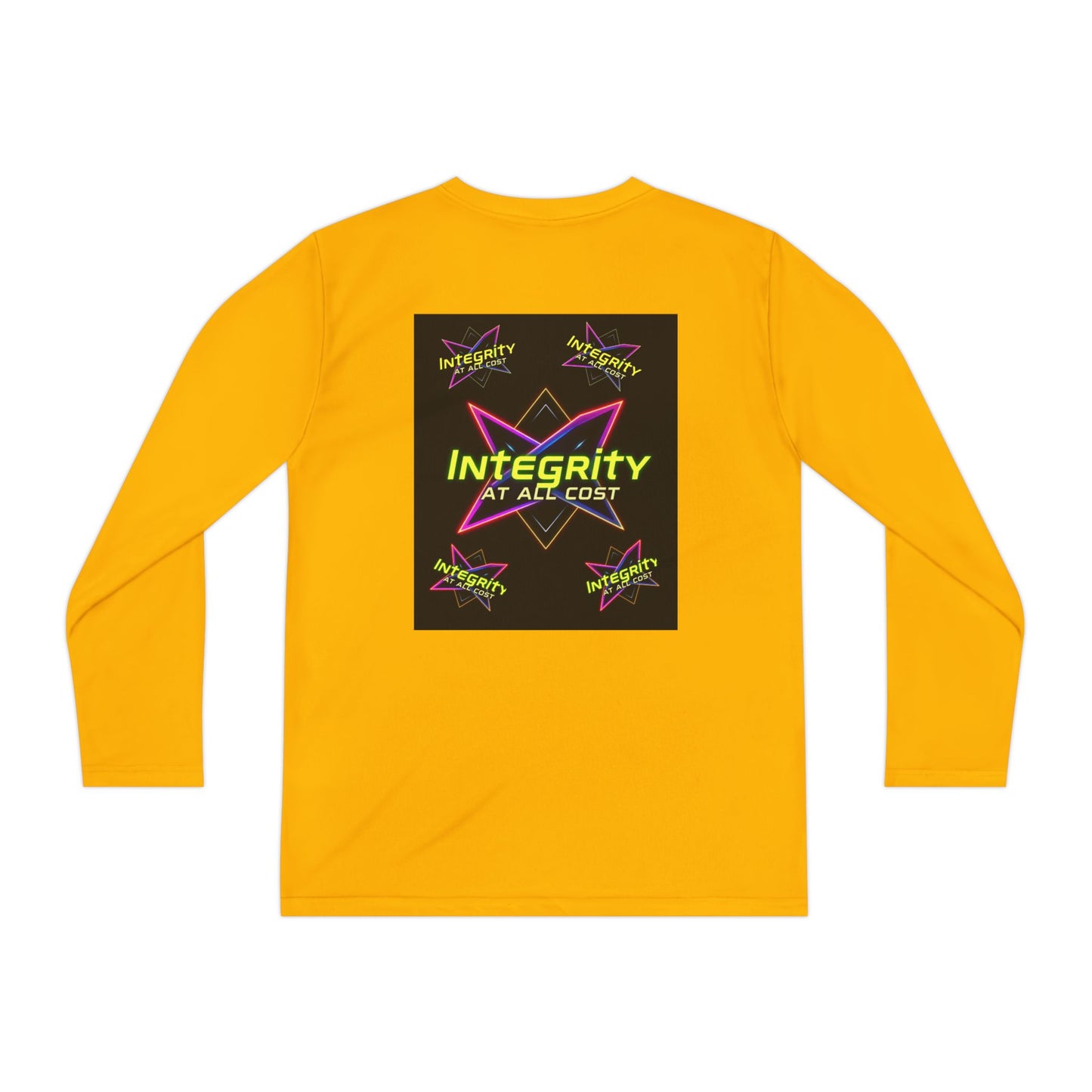 Integrity Youth Long Sleeve Tee, Cool Graphic Shirt, Motivational Apparel, Perfect for Sports, Birthday Gift