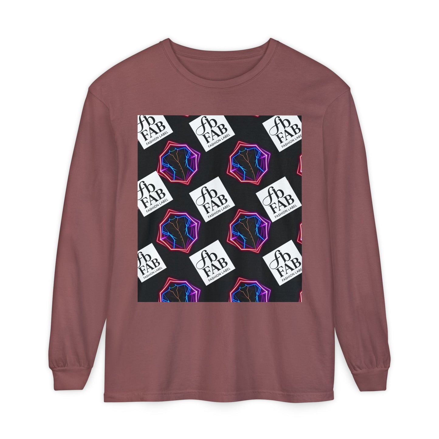 Unisex Garment-dyed Long Sleeve T-Shirt