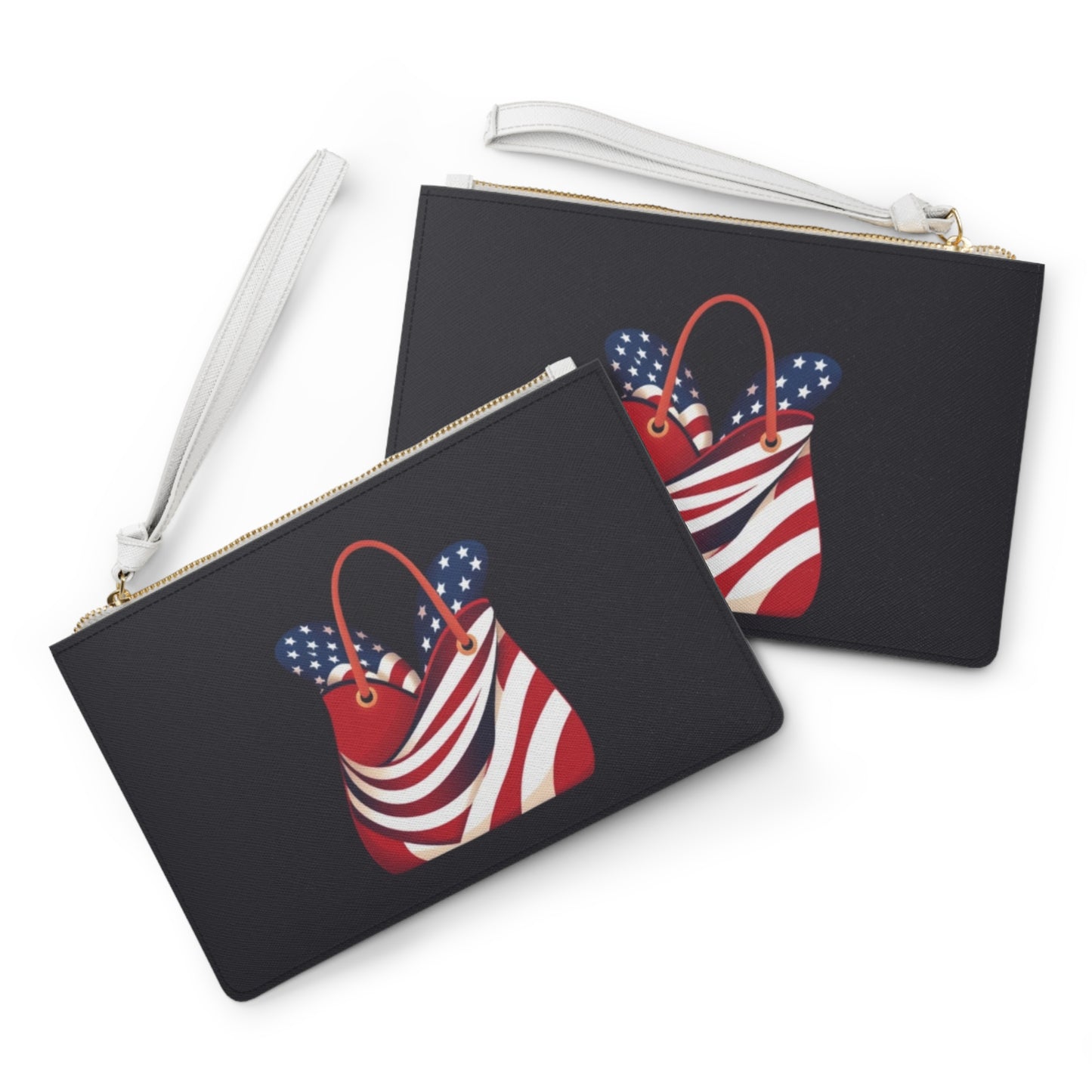 Patriotic Clutch Bag | July 4th Accessories, American Flag Pouch, Festival Handbag, Women's Clutch, USA Pride