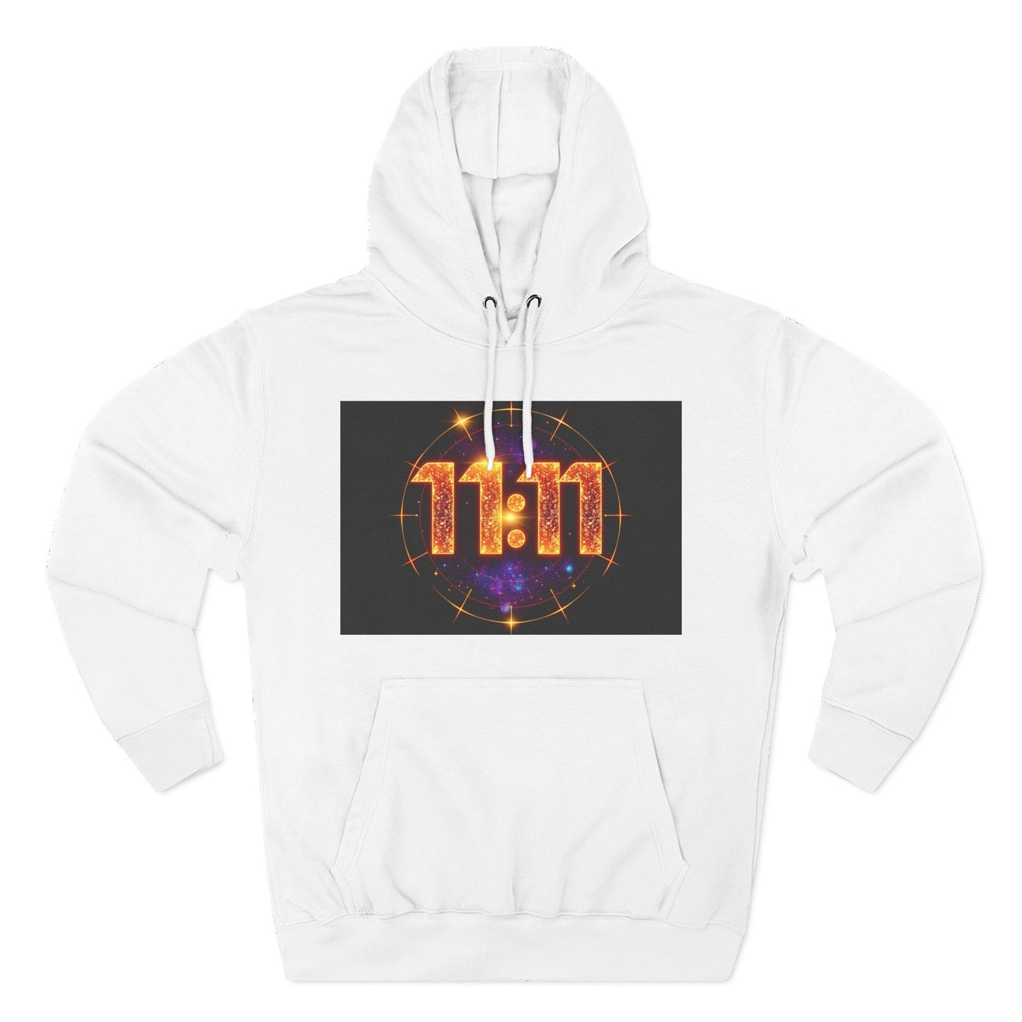 Fleece Hoodie with 11:11 & Superstar Birthrite Design, Cozy Sweatshirt for Spirituality, Affirmations, Astrology Gifts, Unisex Hoodie