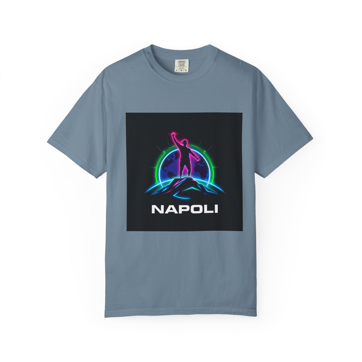 Neon Napoli T-Shirt for Adventurers, Retro Graphic Tee, Perfect for Travelers, Gifts for Him/Her, Cool Streetwear, Casual Outfit