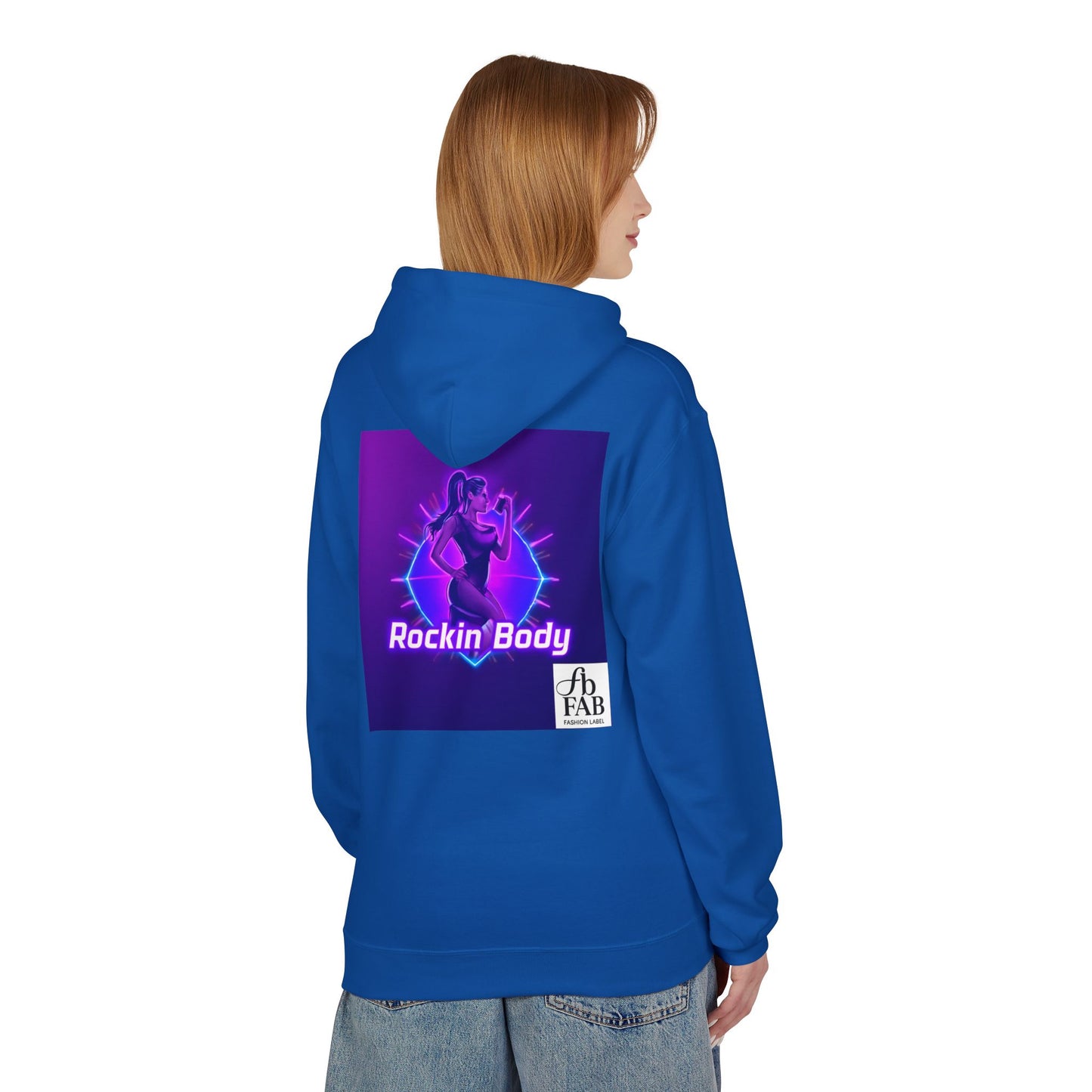Rock Your Body Fleece Hoodie | Unisex Midweight Hoodie, Cozy Sweatshirt, Unique Gift for Fitness Lovers, Casual Wear, Music Inspired Apparel