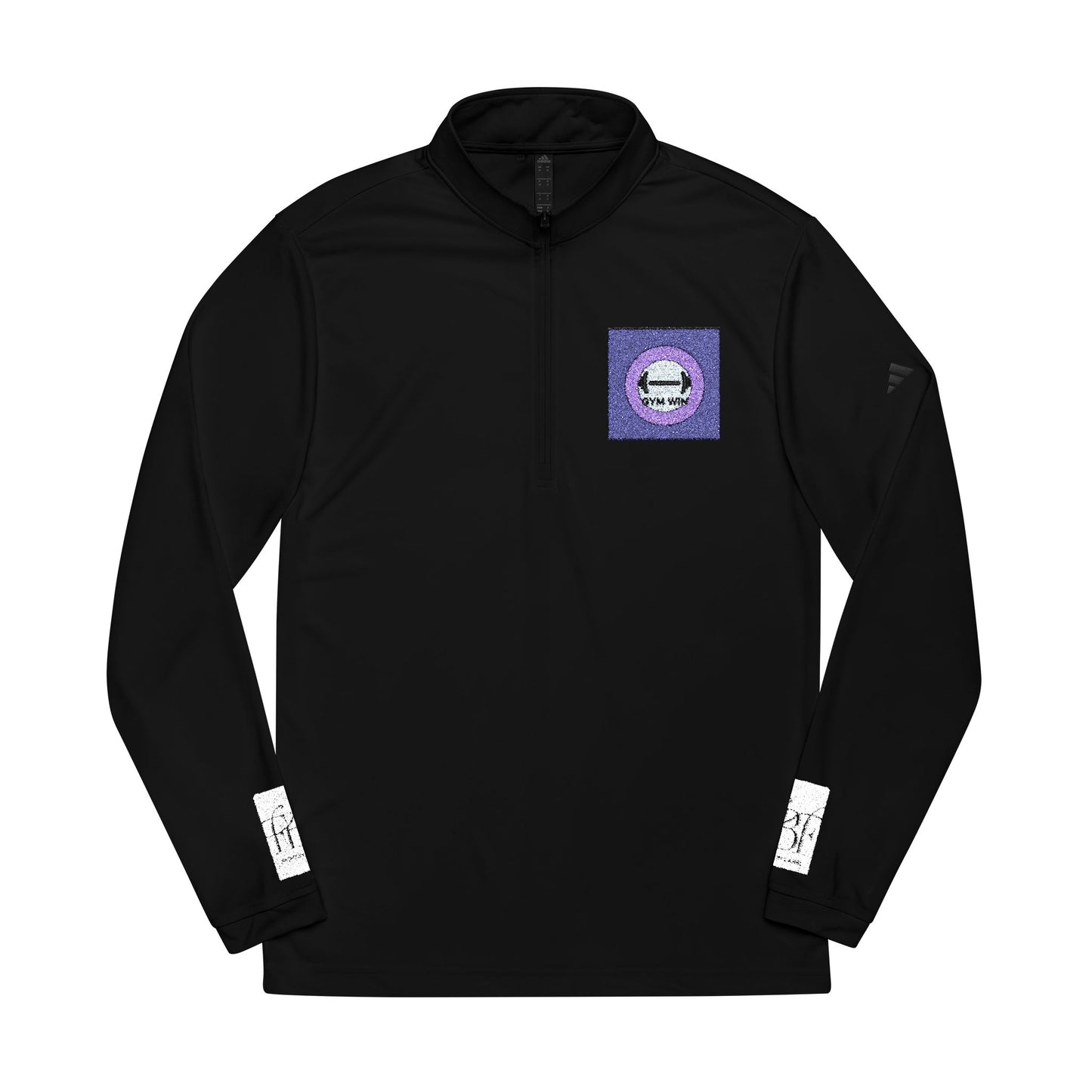 adidas® Embroidered Quarter-Zip Pullover - Stylish, Comfortable Activewear for Every Occasion