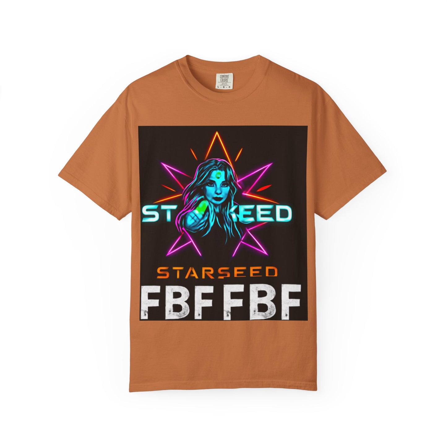 Neon Graphic T-Shirt - Starseed FBF Tee, Unisex Fashion, Cool Gift, Festival Wear, Retro Style, Casual Streetwear