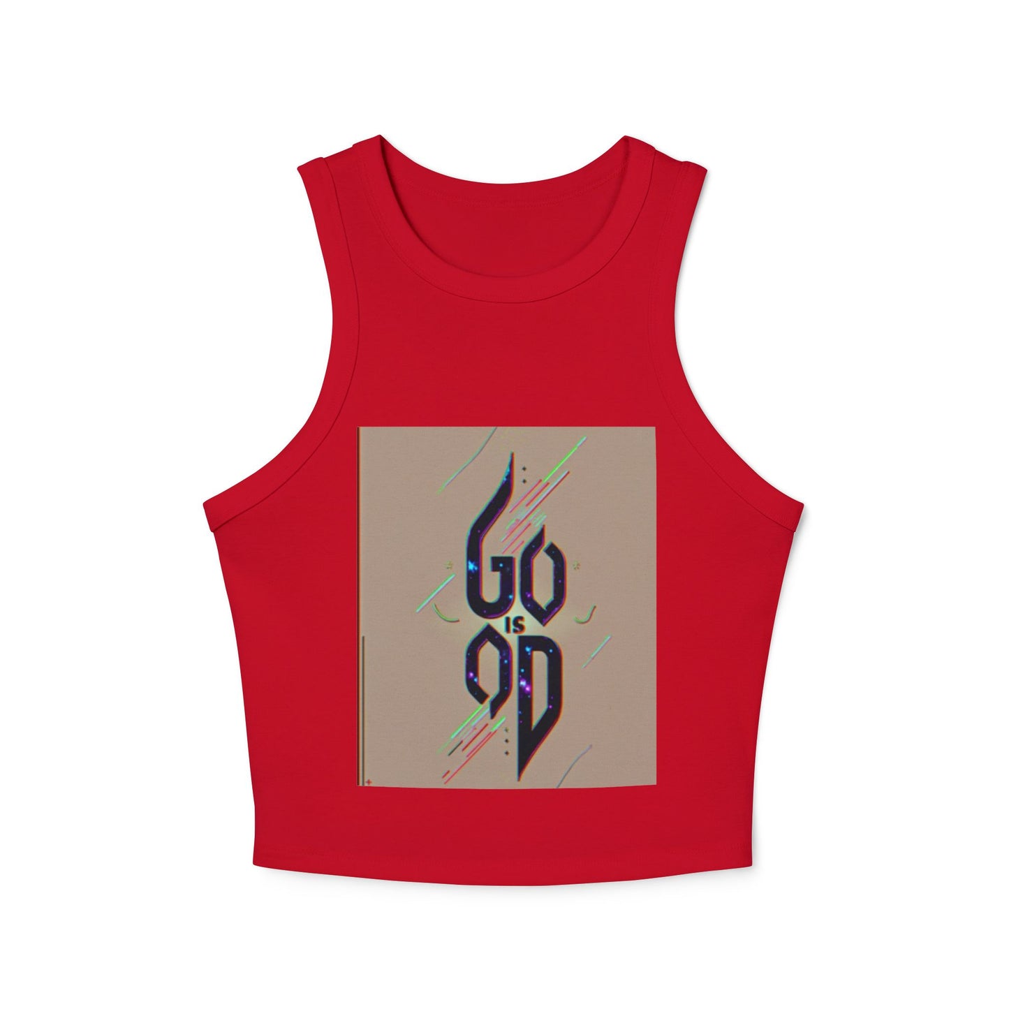 Inspirational Women's Micro Rib Racer Tank Top, Empowerment Tee, Motivational Workout Shirt, Stylish Athleisure Top, Gift for Her