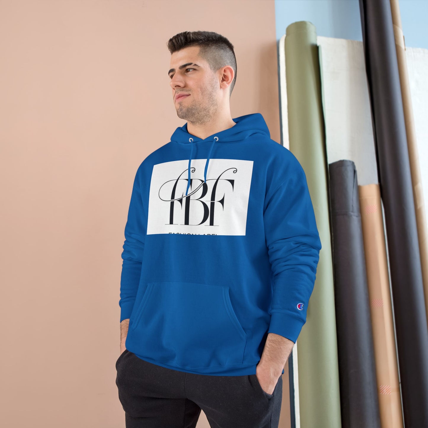 FBF Neon Champion Hoodie | Casual Streetwear for All Occasions