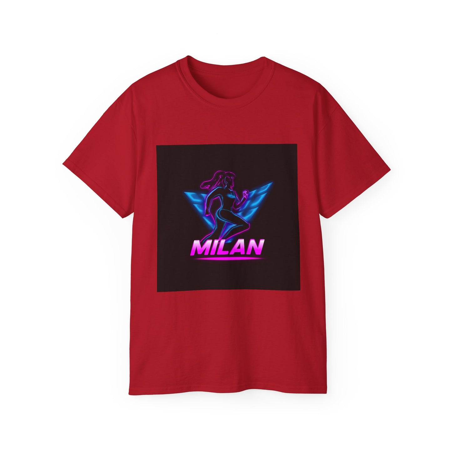 Milan Graphic Tee, Unisex Ultra Cotton T-Shirt, Retro Sportswear, Casual Streetwear, Birthday Gift, Unique Fashion Statement