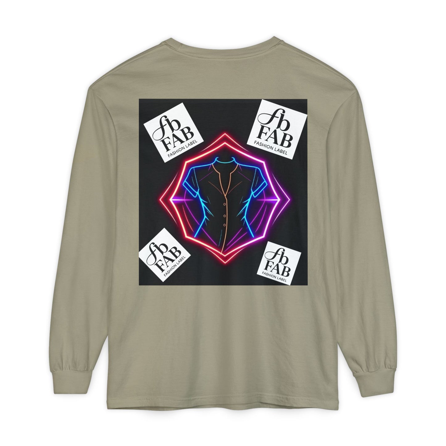 Unisex Garment-dyed Long Sleeve T-Shirt