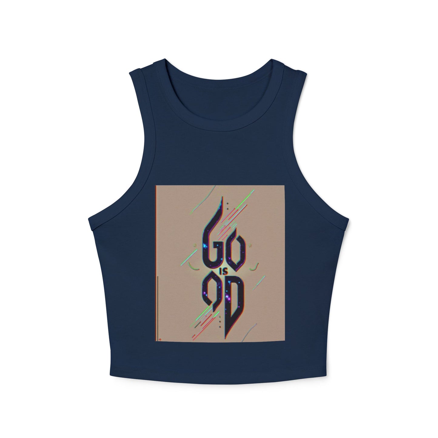 Inspirational Women's Micro Rib Racer Tank Top, Empowerment Tee, Motivational Workout Shirt, Stylish Athleisure Top, Gift for Her
