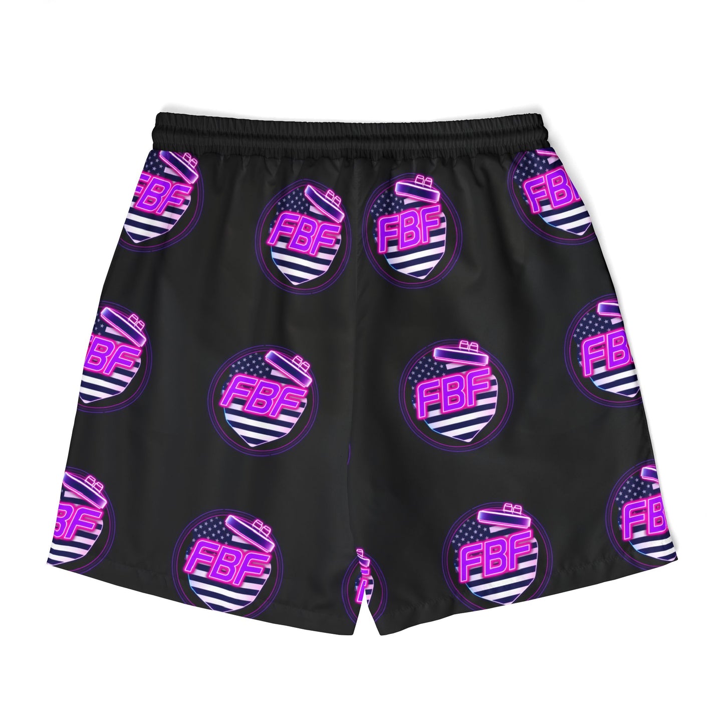Neon Summer Swim Shorts, Bold Beach Wear, Unisex Pool Shorts, Stylish Swim Trunks, Ideal for Vacation, Summer Parties, AOP Design