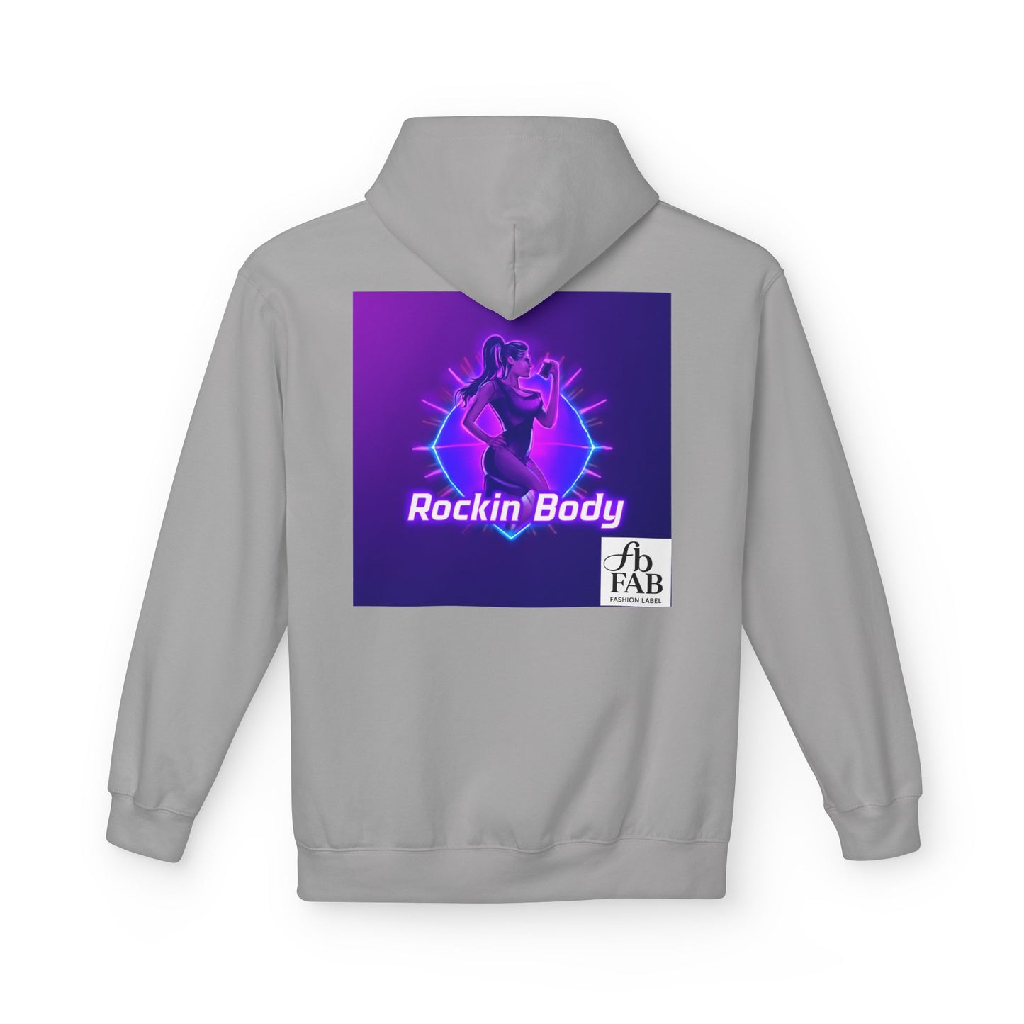 Rock Your Body Fleece Hoodie | Unisex Midweight Hoodie, Cozy Sweatshirt, Unique Gift for Fitness Lovers, Casual Wear, Music Inspired Apparel
