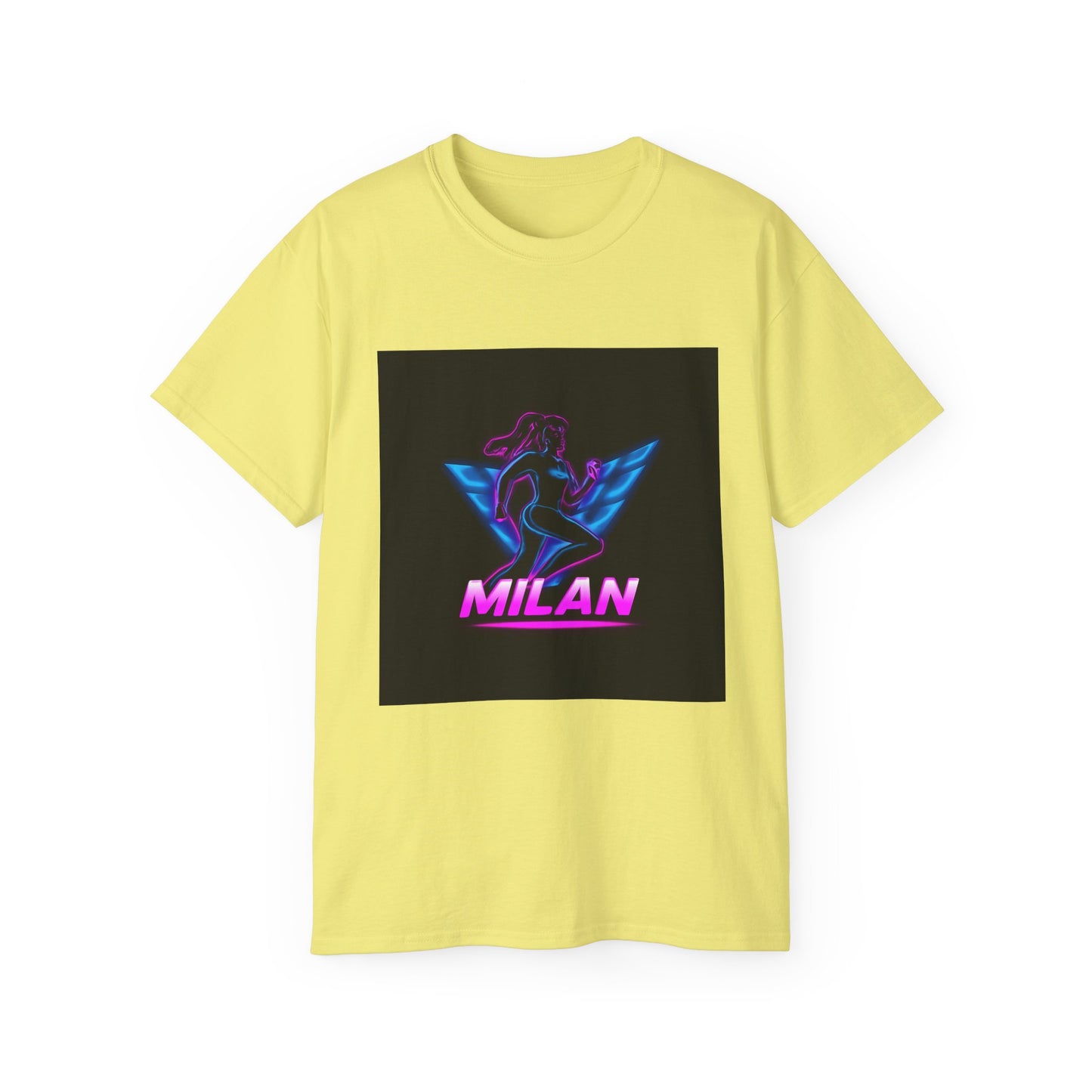 Milan Graphic Tee, Unisex Ultra Cotton T-Shirt, Retro Sportswear, Casual Streetwear, Birthday Gift, Unique Fashion Statement