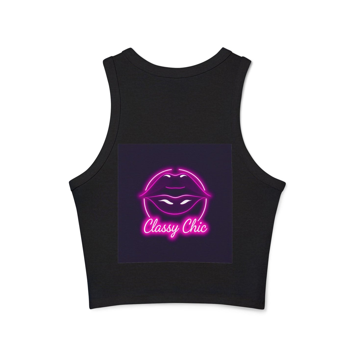 Neon Graphic Racer Tank Top, Faith by Fall, Classy Chic, Trendy Summer Top, Women’s Casual Wear, Stylish Athletic Top, Gift for Her