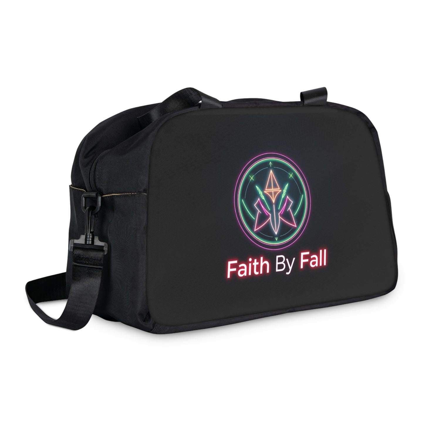 Fitness Handbag - Neon Design | Gym Tote, Workout Bag, Travel Bag, Faith By Fall, Motivational Accessories